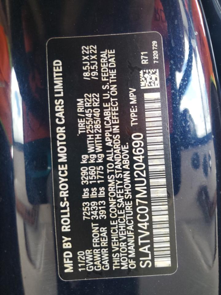 2021 ROLLS-ROYCE CULLINAN